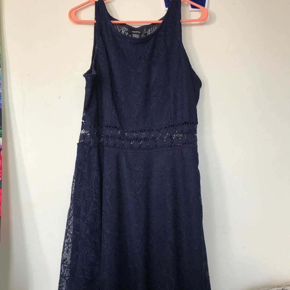 New w tags navy blue lace rue21 dress